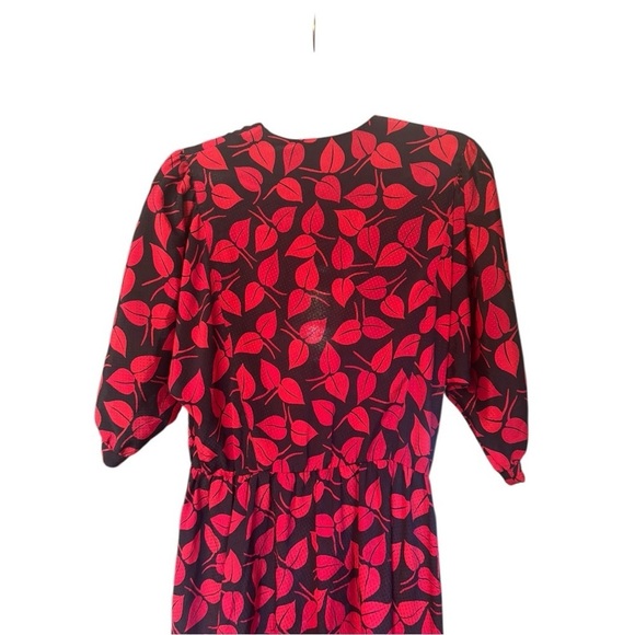 Vintage Ciao Limited Black and Red Dress Size Large (L) - Picture 10 of 11